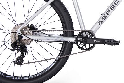 Превью Горный велосипед 27.5" Велосипед ASPECT Nickel 27.5 Серый (2025)