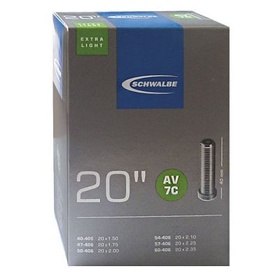 Превью  Камера велосипедная SCHWALBE AV 7C 20" Extra Light