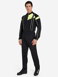 Превью Мужские лыжные брюки FISCHER Softshell Light Чёрный