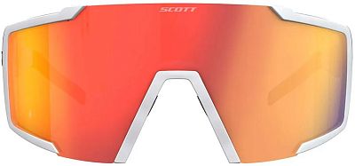 Превью Велоочки Велоочки SCOTT Shield Compact White Matt, Линзы: AMP Red Chrome (289235-0196367)