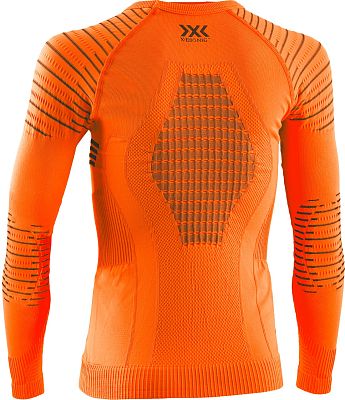Превью  Термофутболка X-BIONIC Invent 4.0 Round Neck LG SL Jr Sunset Orange/Anthracite