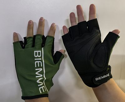 Превью  Перчатки велосипедные BIEMME Crono Dark Green