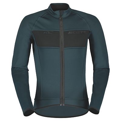 Превью  Велокуртка SCOTT RC Warm Reversible WB Black/Aruba Green
