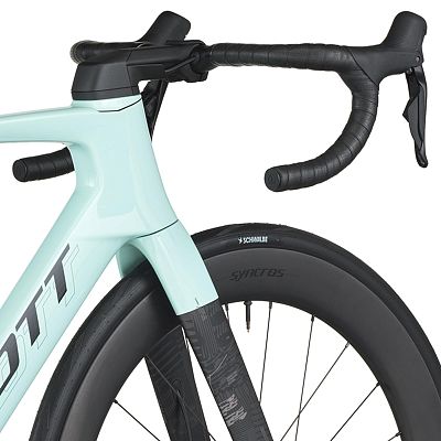 Превью Гоночный шоссейный велосипед Велосипед SCOTT Foil RC 20 (2026) Gelato Blue/Carbon Black