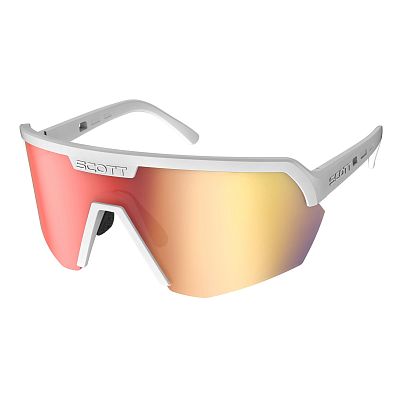 Превью Велоочки Велоочки SCOTT Sport Shield White Matt, Линзы: Red Crome (281188-0196192)
