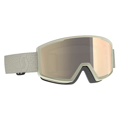 Превью Фотохромная горнолыжная маска Маска горнолыжная SCOTT Factor Pro LS Light Beige/Bronze Chrome (283566-7362245)