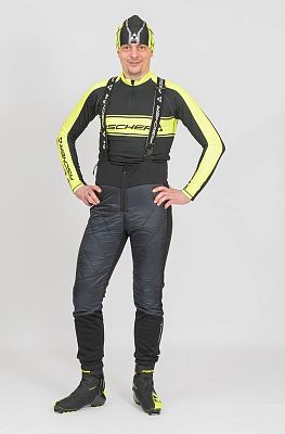 Превью Мужские лыжные брюки Брюки лыжные FISCHER Hybrid Чёрный