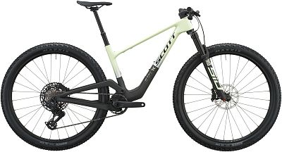 Превью Двухподвесный велосипед Велосипед SCOTT Spark RC Team (2027) Cream Green/Carbon Black