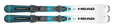 Превью Детские горные лыжи Горные лыжи HEAD Supershape Team Easy JRS + JRS 7.5 GW (31450402)