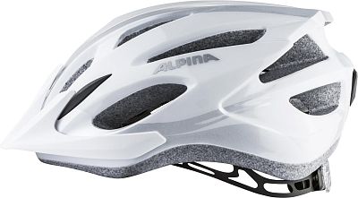 Превью Шлем велосипедный Шлем велосипедный ALPINA MTB 17 White-Silver Gloss