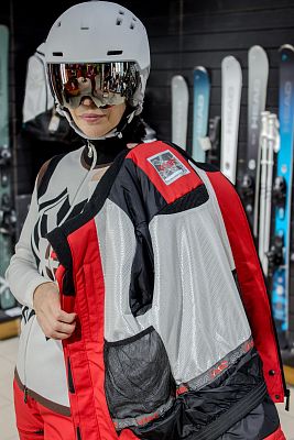 Превью Женская горнолыжная куртка Куртка горнолыжная VIST Crystal Stone Truered