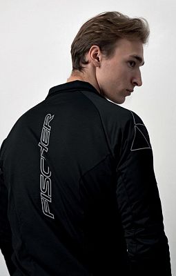 Превью Лыжная куртка Куртка лыжная FISCHER Basic Чёрный/Лимонный