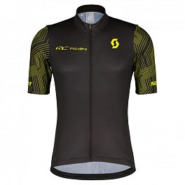 Превью Велоджерси с коротким рукавом SCOTT RC Team 10 Black/Sulphur Yellow