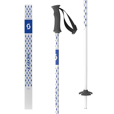 Превью Детские горнолыжные палки Палки горнолыжные SCOTT Element Jr White/Blue (291509-1029)