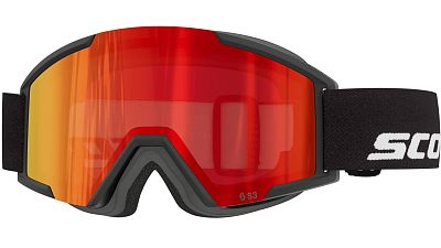 Превью  Маска горнолыжная SCOTT Shield Pro Junior Black/Red Chrome (426278-0001376)