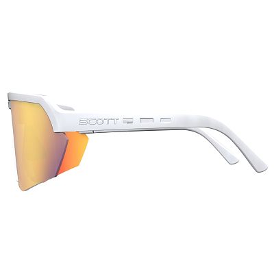 Превью Велоочки Велоочки SCOTT Sport Shield White Matt, Линзы: Red Crome (281188-0196192)