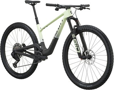 Превью Двухподвесный велосипед Велосипед SCOTT Spark RC Team (2027) Cream Green/Carbon Black
