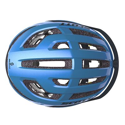 Превью Велошлем взрослый Шлем велосипедный SCOTT Arx Plus Metal Blue