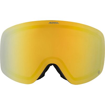 Превью  Маска горнолыжная ALPINA Penken Q Black/Gold Matt/Gold (A7294831)