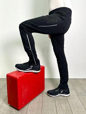 Превью Лыжные брюки Брюки лыжные MOAX Delda Light Softshell M Чёрный