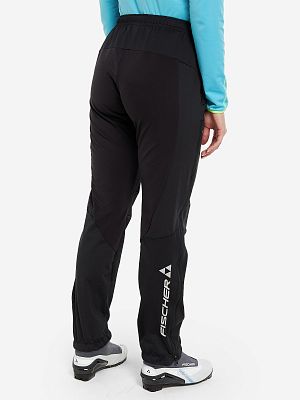 Превью Женские лыжные брюки Брюки лыжные FISCHER Softshell Light W Чёрный