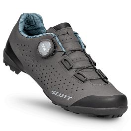 Превью Велообувь Велоботинки гревел SCOTT Gravel Pro Lady Dark Grey/Light Green