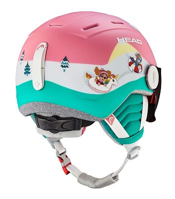Превью Детский горнолыжный шлем Шлем горнолыжный HEAD Maja Visor Paw (328163)