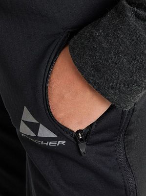 Превью Лыжные брюки Брюки лыжные FISCHER Softshell Warm Jr Черный