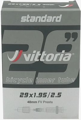 Превью  Камера велосипедная VITTORIA Standard MTB 29"x1.95-2.5" Presta 48 мм