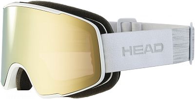 Превью Горнолыжная маска для солнечной погоды Маска горнолыжная HEAD Horizon 2.0 5K + Spare Lens White/Gold (391211)