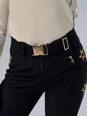 Превью Женские горнолыжные брюки Брюки горнолыжные HIGH SOCIETY Lani Star Black