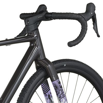 Превью Дорожный велосипед Велосипед SCOTT Speedster Gravel 10 (2026) Carbon Black/Tulip Purple
