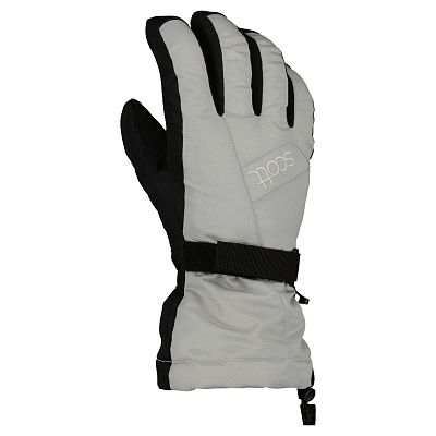 Превью Горнолыжные перчатки Перчатки горнолыжные SCOTT Ultimate Warm Women's Light Grey/Black
