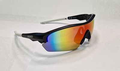 Превью  Очки лыжные KV+ Ticino Black/White, Линзы: Iridescent (SG14.1)
