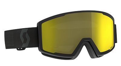 Превью Горнолыжная маска SCOTT Factor Pro Mineral Black/Yellow Chrome (283567-7413335)