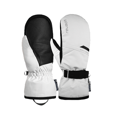 Превью Горнолыжные перчатки Варежки горнолыжные REUSCH Helena R-Tex Xt White/Black