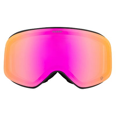 Превью  Маска горнолыжная ALPINA Slope Q Black/Oil Matt/Rainbow (A7296833)