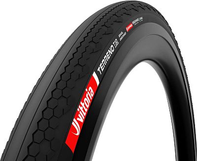 Превью  Велопокрышка VITTORIA Terreno T10 Hardpack Gravel Endurance 28"x40C Кевлар (11A00800) Black
