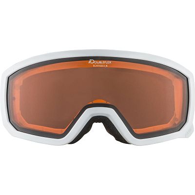 Превью Детские горнолыжная маска Маска горнолыжная ALPINA Scarabeo Jr White/Rose Matt/Orange (A7258154)