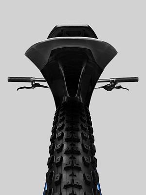 Превью  Крыло велосипедное заднее CLUXX Scape 26"-29" Black/Grey