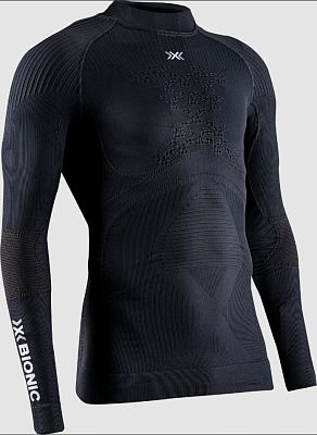 Превью Термобелье Термофутболка X-BIONIC Energy Accumulator 4.0 Turtle Neck LG SL Men Opal Black/Arctic White