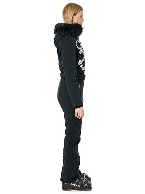 Превью Женский горнолыжный комбинезон Комбинезон горнолыжный POIVRE BLANC W24-0831-WO Cross Black