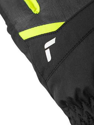 Превью Горнолыжные перчатки Перчатки горнолыжные REUSCH Bennet R-Tex XT Junior Blck/Blck Mel/Safety Yellow