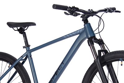 Превью Горный велосипед 27.5" Велосипед ASPECT Nickel Pro 27.5 Серо-Синий (2025)