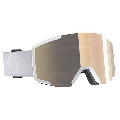 Превью Горнолыжная маска Маска горнолыжная SCOTT Shield LS Mineral White/Bronze Chrome (277836-7414245)