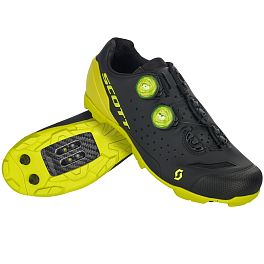 Превью Велообувь Велоботинки для кросс-кантри SCOTT MTB RC Matt Black/Sulphur Yellow