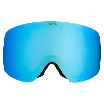 Превью Горнолыжная маска Маска горнолыжная ALPINA Penken Q-Lite Black Lila Leo Matt/Blue (A7299831)