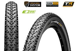 Превью Велопокрышка CONTINENTAL Race King II 27.5" ShieldWall Кевлар 180 TPI
