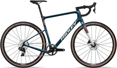 Превью  Велосипед RIDLEY Kanzo Adventure GRX600 1x12 (2026) Jeans Blue Metallic/White