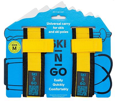 Превью  Стяжка для горных лыж и палок SKI-N-GO (Пара) Yellow 60-95 (643VZ-TL17_BLYE)